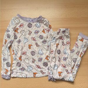 Cozy Kids Pajama Set with Fun Ghost Print